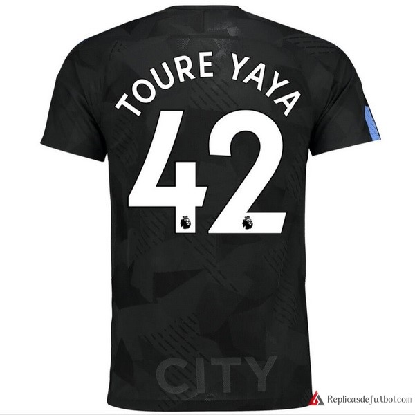 Camiseta Manchester City Tercera equipación Toure Yaya 2017-2018